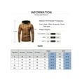 thumbnail image 4 of Gvmfive Men Solid Drawstring Hooded Full Zip Pockets Casual Hoodies, 4 of 4