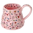 thumbnail image 1 of Taza de café Movlen, cerámica, flor rosa, 600 ml, para mujer, 1 of 7