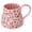Pink, variant on Large ceramic coffee mug, cute floral pattern, handcrafted large handle, 20 ounces, girly pink floral teacup, perfect for Mother's Day gift, novel irregular oversized Christmas mug.