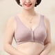 thumbnail image 2 of Gibobby Brasier Deportivo Para Mujer Sin anillo de para mujer, comodidad, botón frontal, sujetador de temperamento(Morado,48/110), 2 of 3
