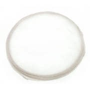 100 Organza Circles Sheer with Ivory Edge 9" Favor Wedding Shower Wrap