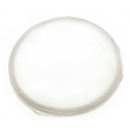 100 Organza Circles Sheer with Ivory Edge 9" Favor Wedding Shower Wrap