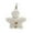 C, variant on OAVQHLG3B Personalized Christmas Ornaments Mini Christmas Ornaments Christmas Creative White Plush Five Pointed Star Bell Doll Doll Decoration Arrangement Christmas Tree Small Pendant