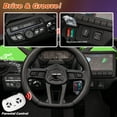 thumbnail image 7 of Kerry Yoo SU5 Kids UTV, 24V 4WD Powered Ride on Electric Car for Toddler, with Remote Control, Bluetooth Music-Green, 7 of 7