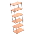 thumbnail image 4 of HILABEE 1/6 Bookshelf Simulation Metal Frame Multilayer Scene Layout Props Gifts 6 Tier Short, 4 of 9