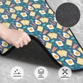 thumbnail image 2 of Salouo Eggs Toast Bacon And Arugula for 4-Piece Floor Mats, Custom Fit Car Mats All-Weather Car Foot Mats Automotive Floor Mats for Cars, Trucks, SUVs, Vehicle Floor Liner, 2 of 7