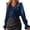 Navy, variant on XuJwPNcy Womens Dressy Casual Blouse Business Ruffle Long Sleeve Tops V Neck Work Shirt Chiffon Fall Outfit for Women（Navy,X-Large)