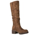 thumbnail image 3 of GLOBALWIN Women's Chunky Heel Camel Knee High Riding Boots 8M, 3 of 7