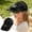 Black, variant on Ventilated Sun Hat, Solar Powered Fan, Face Covering USB Rechargeable Outdoor Travel Hat