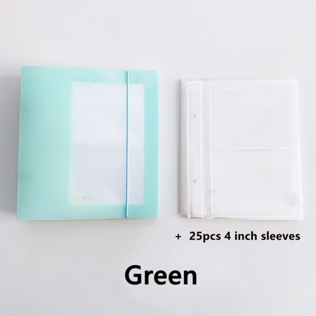 Toploader Photocard Binder Álbum 100 Bolsillos 10,16 Cm Mangas Transparente Tarjetero Kpop Idol Polaroid Juego Tarjeta DIY Colección Libro