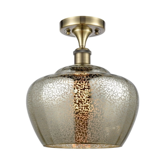 Innovations Lighting - Fenton - 1 Light Semi-Flush Mount In Industrial Style-13