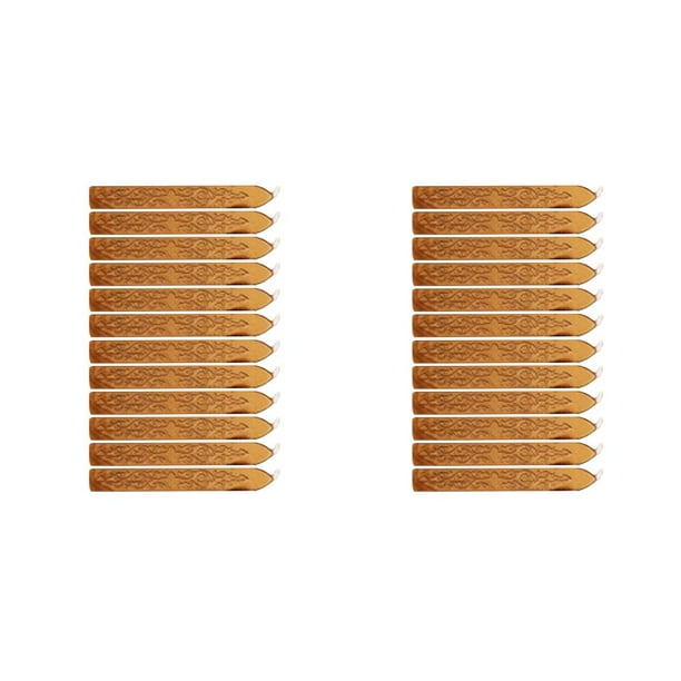 Matsuzay 12 piezas de patrón de flecha de cera de sellado ampliamente utilizado DIY Kit de sellos de cera decoración regalo artesanías con brillo Type1 NO1 Matsuzay CBP186944