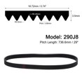thumbnail image 2 of Unique Bargains 290J8 PJ V-Ribbed Belt, EPDM Industrial Transmission Serpentine Belt, 2 Packs, 2 of 5