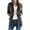 Dark Grey, variant on CPOKRTWSO Women's Long Sleeve Open Front Chunky Oversized Knitted Sweater Cardigan