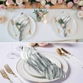 thumbnail image 2 of Cloth Napkins Set of 6 - 20x20 Inches, Sage Green Grey Vintage Washable Reusable Table Napkins, Retro Abstract Art Soft & Absortbent Dining Napkin for Party Wedding Hotel Restaurant, 2 of 8
