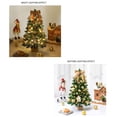 thumbnail image 6 of Mini Christmas Tree with Light 18 Inch Table Top Xmas Tree with Hanging Ornaments Gift Boxes Star Treetop Xmas Wreath Small Artificial Winter Tree for DIY Christmas Decorations (Green), 6 of 9