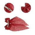 thumbnail image 3 of Unique Bargains 1 Pc Fashion Sequin Bow Mesh Ribbon Spring Hair Clips Red, 3 of 5