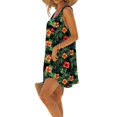 thumbnail image 4 of Ovzne Robes pour Femmes 2025 Robe d'Été pour Femme Col Rond Sans Manches Dégradé Teinture sur Nœuds Robe de Plage Grande Taille Robe Maxi Liquidation, 4 of 6
