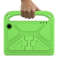 thumbnail image 5 of Allytech Kids Case for All-new Amazon Fire 7 12th Gen 2022 Released, Soft EVA Foam Kids Child Friendly Handle Foldable Kickstand Shockproof Protective Lightweight Cover for Amazon Fire 7 2022 - Green, 5 of 7