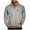 Gray, variant on gbyLJF Men's Corduroy Pullover Long Sleeve Half-open Button Down Blouse Vintage Color-blocking Stand-up Collar Fleece Sweatshirt