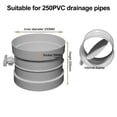 thumbnail image 3 of PVC Manual Air Volume Control Valve Air Duct Volume Controller For Ventilation Pipe Valve Switch Air Regulating Valve 75mm-250mm, 3 of 9
