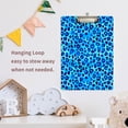 thumbnail image 2 of ALAZA Plastic Clipboard A4 Letter Size Decorative Clipboards for Students Women Men 9" x 12.5" Leopard Blue, 2 of 6