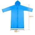 thumbnail image 3 of Airpow Raincoat For Adults Portable Rain Cape Water-proof Outdoor Raincoat With Hood Transparent Raincoat For Camping, Hiking & Travel Clearance Items, 3 of 6