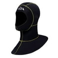 thumbnail image 3 of Sigue buceando DH-321 Gorro de buceo de nailon Capucha flexible a prueba de frío Hombres Mujeres Head Cover Surf a prueba de fugas Sombrero subacuático Deportes acuáticos Amarillo Línea S Sweethay OD002585-06B, 3 of 7