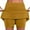 Yellow, variant on Uaswgudfs Women's Jean-Inspired Skort with Elastic Waist - Lightweight Stretchy Summer Shorts for Sports & Casual Wear Khaki S