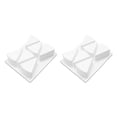 thumbnail image 2 of Matsuzay Molde de silicona antiadherente para queso, 6 cavidades para pastel, Mousse, fabricante de moldes de Chocolate, bandeja de cubo DIY, fabricación Type1 NO1 Matsuzay CBP180757, 2 of 6