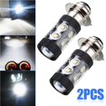 thumbnail image 2 of Faros Led Para Motocicleta H6/H6M/P15D 50W Faro Con Alto Lumen 8000K Accesorios Para Motocicletas 2 Uds Cateissary VI007003-00, 2 of 7