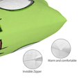 thumbnail image 5 of Invader Zim Pillowcases Soft Pillow Holder Decorative Cushion Cover Home Decor Rectangular Throw Pillow Covers 14"X20", 5 of 9