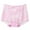 Pink, variant on Women's Panties Solid Lace Full Coverage Comfortable Panties Elegant French Cut Lace Underwear Ladies Panties Beige L