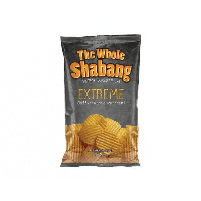 The Whole Shabang Extreme Potato Chips by Moon Lodge - Case of 16