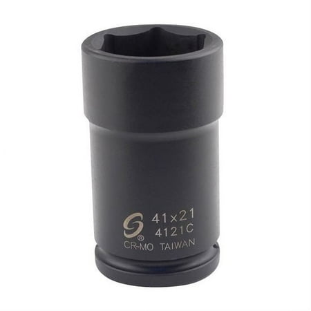 UPC: 0613364241219 | Sunex Tools 4121C – 3/4 Drive 41 X 21MM Impact Socket Combination Budd