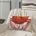 thumbnail image 5 of Salouo Basketball Shot Print Print Pillow Case Cover,Wrinkle-Free Bed Pillow Cover Pack of 1 Home Decor Fade-Resistant and Stain-Resistant ,Pillows Not Included -16"x24", 5 of 8