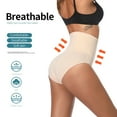 thumbnail image 2 of Joyshaper Tummy Control Shapewear High Waist Brief Underwear Seamless Smooth Body Shaper Beige-S, 2 of 8