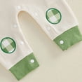 thumbnail image 5 of mgoYE Baby Girl Clothes 0-3 Months My First St Patricks Day Baby Girl Boy Outfit Cute Clover Jumpsuit Irish Romper Newborn Fall Winter Spring Clothes(White,3-6 Months), 5 of 7