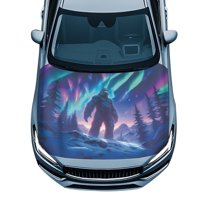 Uorisanigo Galaxy Gorilla Car Hood Cover Weatherproof Car Hood Cover Protector Universal Covers Fit for All Seasons Protection Custom Fit for Cars Trucks SUVs, Easy Installation