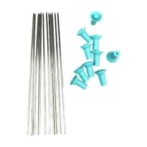 Outdoor Practice Blow Pipe for Adults—Lightweight 39 Inch Folding Aluminum Pipe for Garden Leisure and Hiking 50PCS