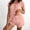 Pink, variant on NominalSnug Womens Pajamas Set 2 Piece Ruffle Pj Soft Tank Top and Shorts Sleepwear Set Bridal Pajama for Women Set