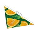 thumbnail image 3 of Naloa Orange Dog Bandanas 1PC Washable Triangle Dog Scarfs Premium Durable Fabric, for Small Medium Large Dogs and Cats, 3 of 6