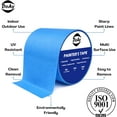 thumbnail image 2 of Blue Painters Tape 4 Inches x 30 Yards - Multi Surface Use - 120 Yards Total - 4 Rolls, 2 of 8