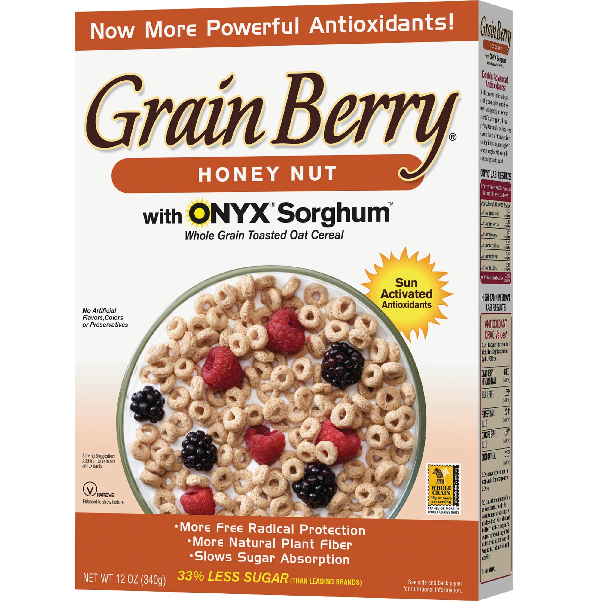 Grain Berry Honey Nut Toasted Oats Cereal, 12 oz