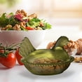 thumbnail image 4 of Chicken Kitchen Decor Candy Dish With Lid Hen On Nest, Glass Vintage Rooster Candy Jar, Rural Farmhouse Style Candy Bowl for Home Kitchen Decor & Gift Giving, 4 of 6