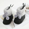 thumbnail image 5 of Bmnmsl Baby Boots Winter Warm Soft Sole Fluffy Cute Non Slip Shoes for Newborn Infant, 5 of 6