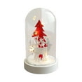 thumbnail image 2 of Christmas In A Bottle with Lights - Wooden Snow Globe Decor with Built-in Electronics for Holiday Home Decor, Festive Tabletop Centerpiece, Seasonal Gift, 2 of 5