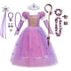 thumbnail image 3 of Disney Vestido de princesa para niña, disfraz de Rapunzel, Vestido de baile de lujo para fiesta de cumpleaños, ropa de fantasía para Halloween y Carnaval, 3 of 5