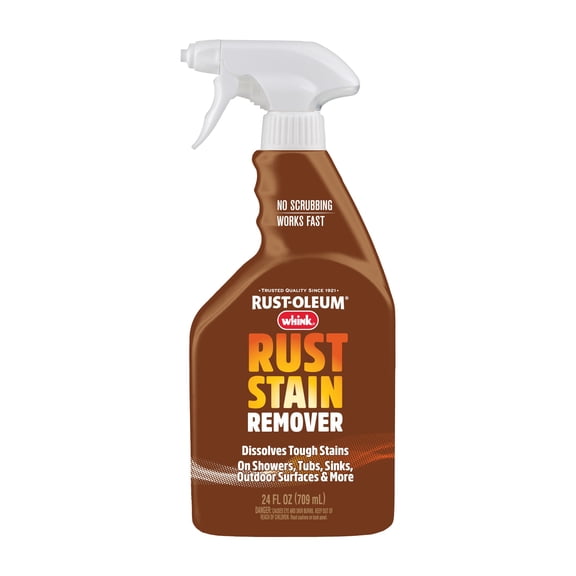 Whink Rust Stain Remover Foaming Spray, 24 oz