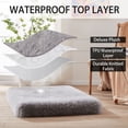 thumbnail image 3 of WATANIYA Large Plush Orthopedic Dog Bed, Washable Cover with Non-Slip Bottom Pet Bed, Grey, 3 of 7